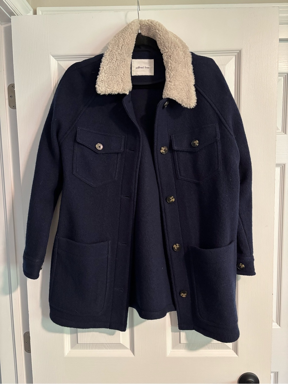 Aritzia Wilfred Free Pacific Shirt Jacket – Admiral, Size M - Picture 2 of 4
